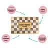 Checker Chewy Vuiton Placemat by Haute Diggity Dog