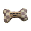 Checker Chewy Vuiton Bone Toy by Haute Diggity Dog