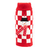 Checkerboard Snowman Sweater for Dogs