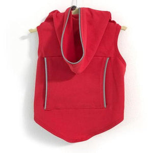 Daisy & Lucy Reflective Dog Hoodie in Red
