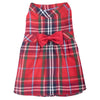 Red Plaid Dress for Dogs - Red