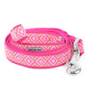 Graphic Diamond Pink Dog Leash