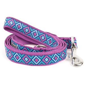 Graphic Diamond Purple Dog Leash