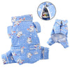 Snowman & Snowflake Flannel Pajamas with 2 Pockets