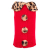 Leopard Collar Dog Cardigan