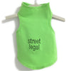 Lime Green Street Legal Tank for Dogs