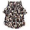Quarter Zip Pullover Tan Leopard