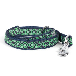 Hexagon Navy Dog Lead