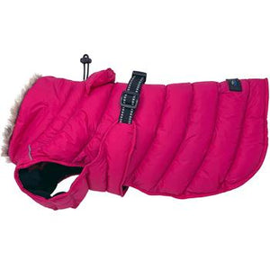 Alpine Extreme weather puffer coat pink peacock