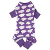 CuddlePup Dog Pajamas - Fluffy Clouds Purple