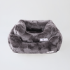 Pewter Luxe Dog Bed – Teacup Puppy Boutique