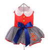 Sailor Girl Dress with Matching Leash